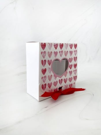 Коробка под 9 конфет "Розовые сердечки" — изображение 4